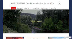 Desktop Screenshot of leavenworthbaptist.com