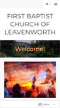 Mobile Screenshot of leavenworthbaptist.com