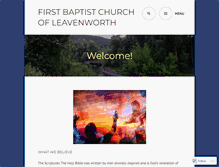 Tablet Screenshot of leavenworthbaptist.com